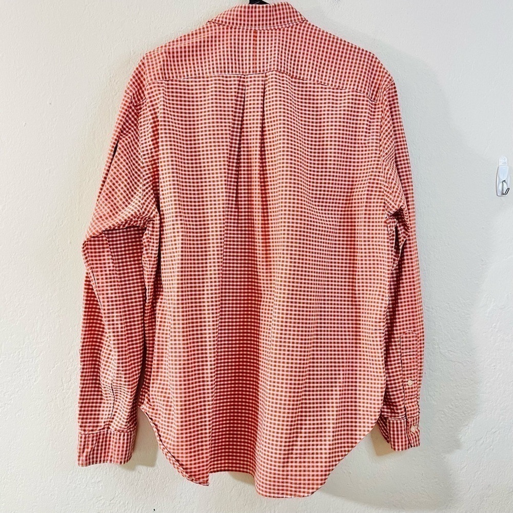Polo Ralph Lauren Custom Fit Gingham Long Sleeve Button Down Shirt Size XL - Picture 2 of 10